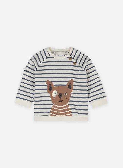 TS ML rayé + texte par Vertbaudet