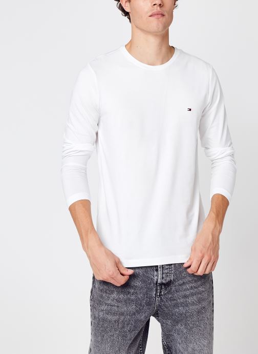 Vêtements Tommy Hilfiger Stretch Slim Fit Long Sleeve Tee pour  Accessoires