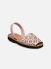 sandales et nu-pieds minorquines avarca cuir perfor&#233; fleur pink pour  enfant