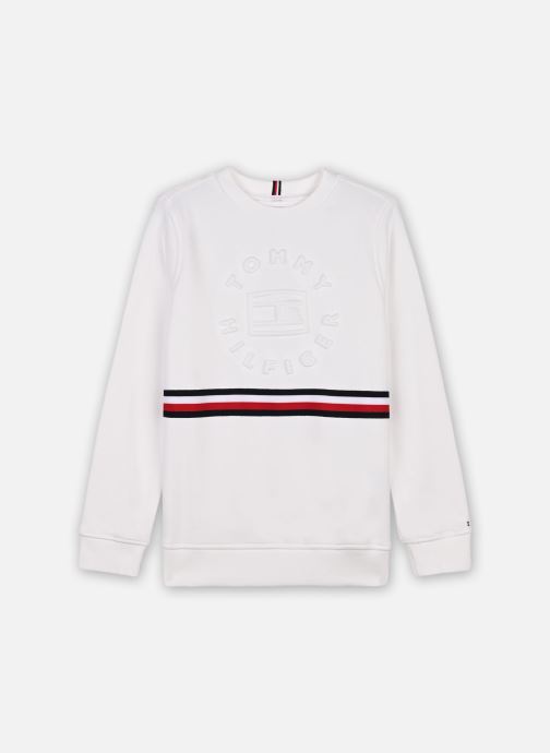 Vêtements Tommy Hilfiger EMBOSSED  SWEATSHIRT pour  Accessoires