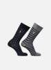 chaussettes et collants polo ralph lauren dot stripe-crew-2 pack pour  accessoires