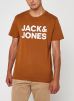 Jack & Jones Vêtements Jjecorp Logo Tee Ss O-Neck Noos pour Accessoires Male XS 12151955-Rubber