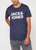 Jack & Jones Vêtements Jjecorp Logo Tee Ss O-Neck Noos pour Accessoires Male S 12151955-Ombre Blue