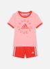 adidas performance Vêtements Lk Logo Set - Ensemble d'été Enfant pour Accessoires Unisex 3 4A H65789