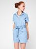 OBJECT Vêtements Objdaniella Denim Playsuit 120 pour Accessoires Female S 23038396-Light Blue