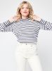 Petit Bateau Vêtements Bupin - Sweatshirt Marinière Femme pour Accessoires Female XXS A03H101