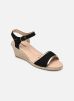 sandales et nu-pieds isotoner sandales d&#233;tail dor&#233; - talon corde w pour  femme