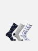 chaussettes et collants polo ralph lauren cotton blend 3 pack allover logo pour  accessoires