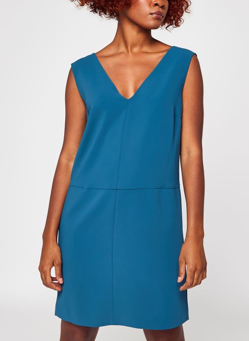 Vêtements Calvin Klein Travel Crepe V Neck Dress pour  Accessoires