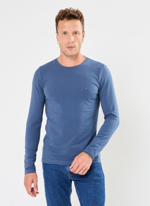 Vêtements Tommy Hilfiger Stretch Slim Fit Long Sleeve Tee pour  Accessoires