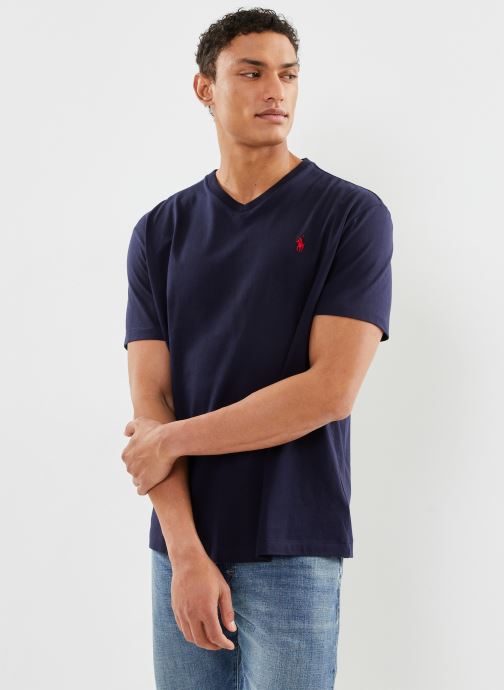 Vêtements Polo Ralph Lauren T-shirt classique en jersey à col en V 710708261 pour  Accessoires