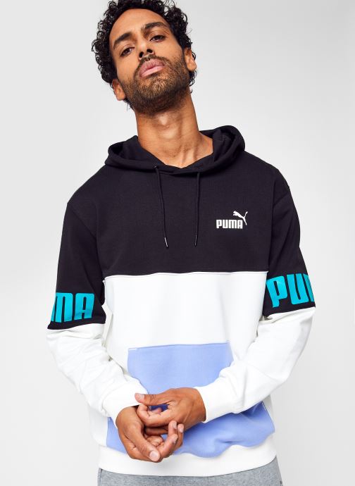 Vêtements Puma Puma Power Colorblock Hoodie Tr pour  Accessoires