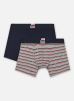 Levi's Underwear Vêtements Levis Men Organic Cotton Sprtswr Aop Boxer Brief 2 Grey Melange/Navy pour Accessoires Male S 701220650-001