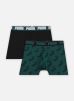 Puma Socks Vêtements Men Aop Boxer 2P Green / Black pour Accessoires Male S 100001512 010
