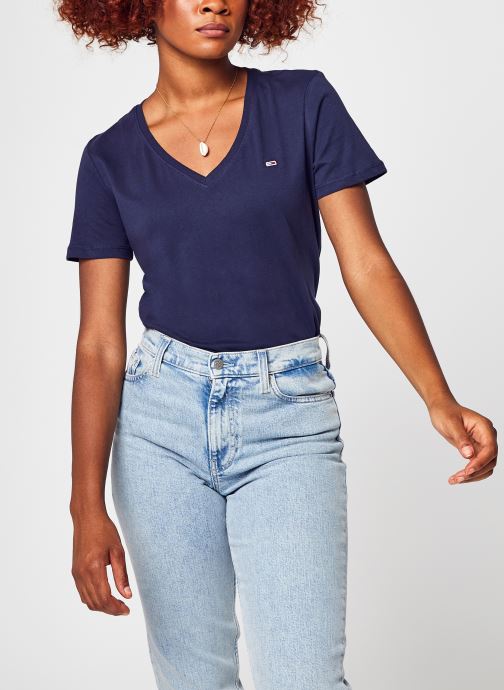 Vêtements Tommy Jeans Tjw Slim Soft V Neck pour Accessoires