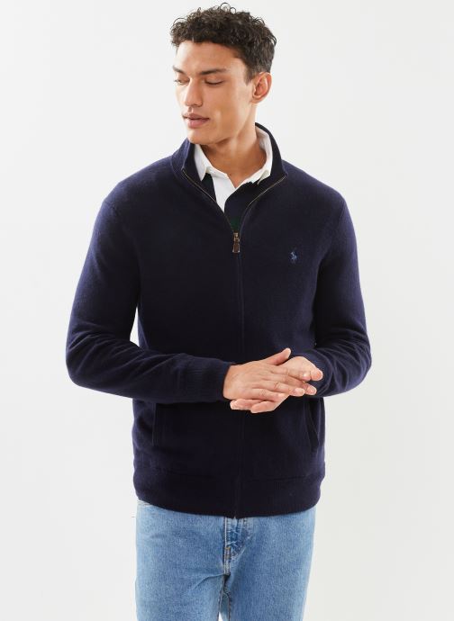 Vêtements Polo Ralph Lauren Pull zippé en laine vierge loryelle pour  Accessoires