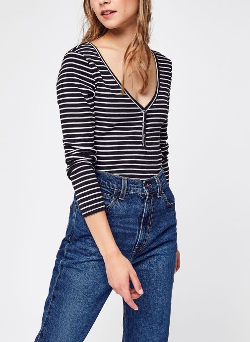 Vêtements VIBALU V-NECK L/S RIB TOP - NOOS pour Accessoires - Vila - Modalova