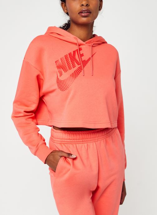 Vêtements Nike W Nsw Flc Po Hoodie Crop Dnc pour  Accessoires