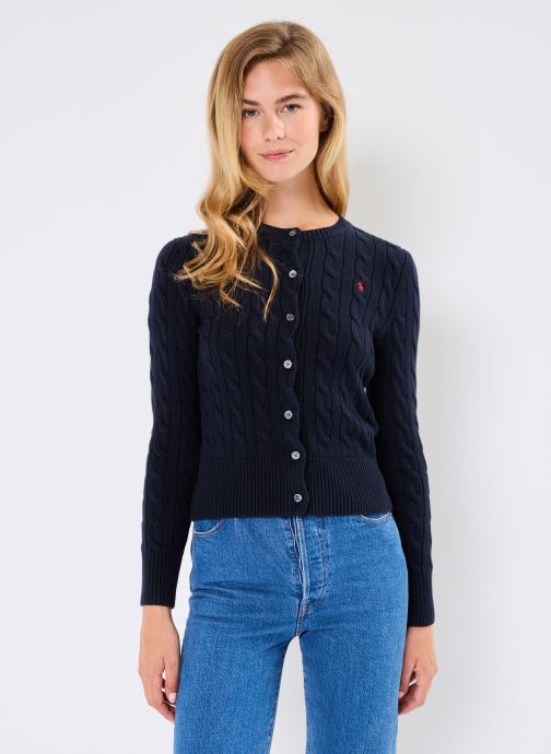 Vêtements Polo Ralph Lauren Cardigan torsadé en coton à col rond pour  Accessoires