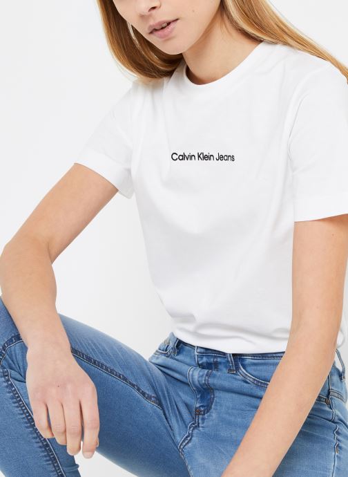 Vêtements Calvin Klein Jeans Institutional Straight Tee pour  Accessoires