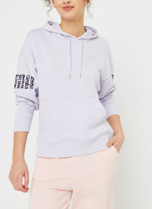 Vêtements Puma Puma Power Nova Shine Colorblock Hoodie Tr pour  Accessoires