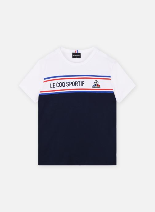 Vêtements Le Coq Sportif TRI Tee SS N°2 Enfant bleu nuit/new opti pour  Accessoires