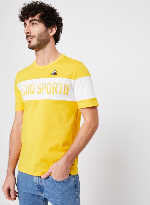 Vêtements Le Coq Sportif BAT Tee SS N°2 M lemon chrome/new optica pour  Accessoires