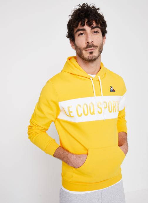 Vêtements Le Coq Sportif BAH Hoody N°1 M lemon chrome/new optical pour  Accessoires