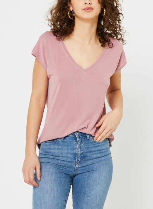 Vêtements Vero Moda Vmfilli Ss V-Neck Tee Ga Noos pour Accessoires