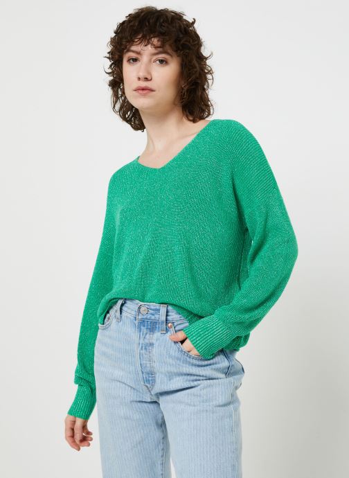 Vêtements Vmnewlex Shine Scallop Ls V-Neck Pull. pour Accessoires - Vero Moda - Modalova