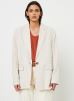 Vero Moda Vêtements Vmverlucy Ls Linen Blazer pour Accessoires Female S 10283180-Oatmeal Detail:NATURE TONE AS OFFER SAMPL