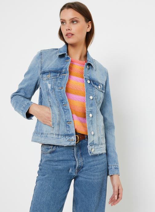 Vêtements Vero Moda Vmzorica Ls Denim Jacket Mix Noos pour  Accessoires