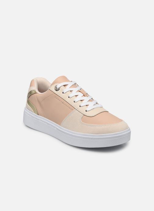 Baskets Tommy Hilfiger LEATHER COURT SNEAKER pour  Femme