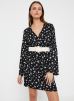 OBJECT Vêtements Objditta L/S Dress 125 pour Accessoires Female 34 23041167-Black AOP:Flowers