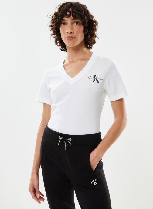 Vêtements Calvin Klein Jeans Monologo Slim V-Neck pour  Accessoires