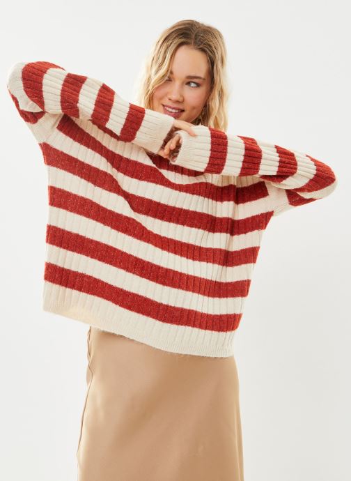 Vêtements Vmelya Ls O-Neck Button Pullover Ga Boo pour Accessoires - Vero Moda - Modalova