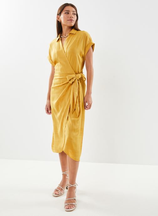Vêtements Vimiel Geo Wrap S/S Midi Dress/C25 pour Accessoires - Vila - Modalova