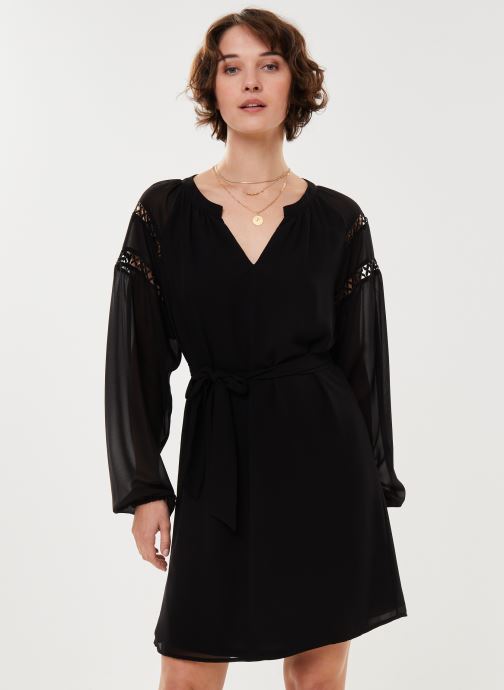 Vêtements Viura V-Neck L/S Short Dress pour Accessoires - Vila - Modalova