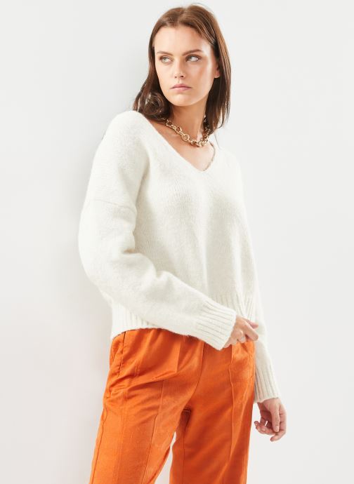 Vêtements PCNANCY LS REVERSIBLE VNECK KNIT NOOS CP pour Accessoires - Pieces - Modalova
