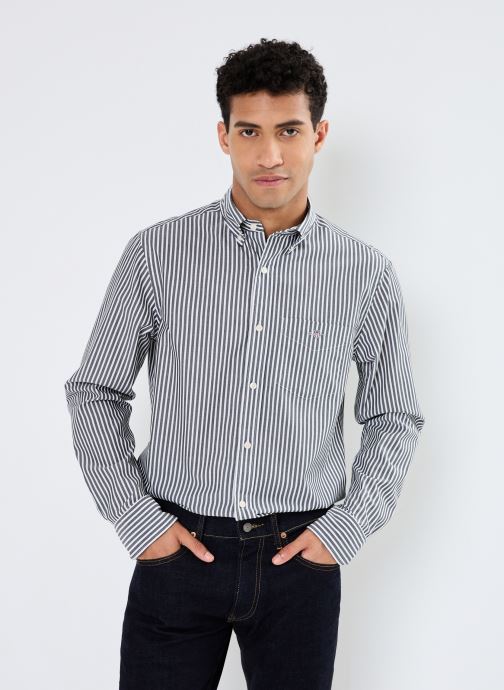 Vêtements GANT Reg Poplin Stripe Shirt pour  Accessoires