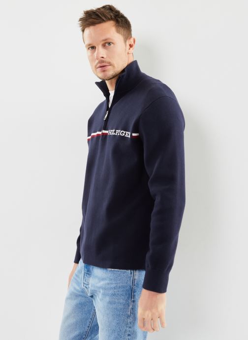 Vêtements Tommy Hilfiger Global Stripe Zip Mo pour  Accessoires