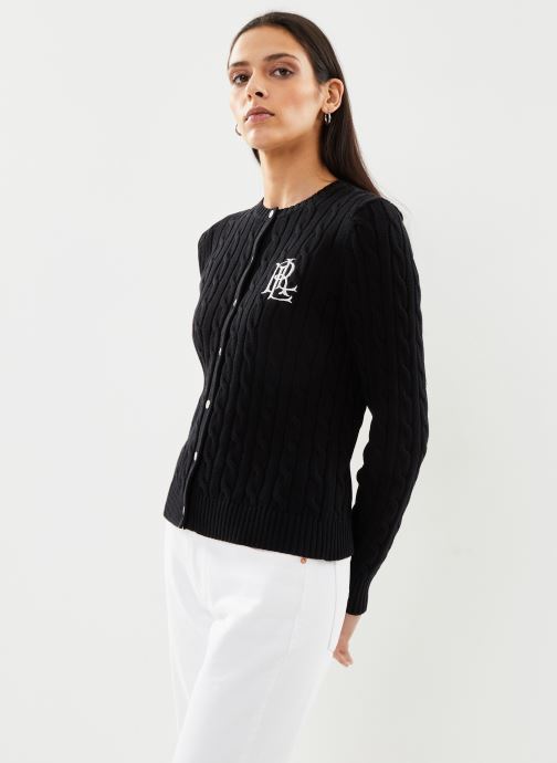 Vêtements Lauren Ralph Lauren Cardigan torsadé en coton pour  Accessoires