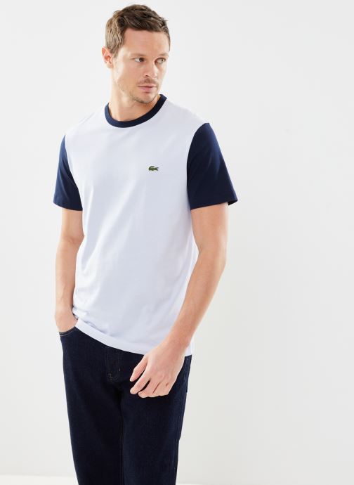 Vêtements Lacoste Tee Shirt Colorblock TH1298 pour  Accessoires