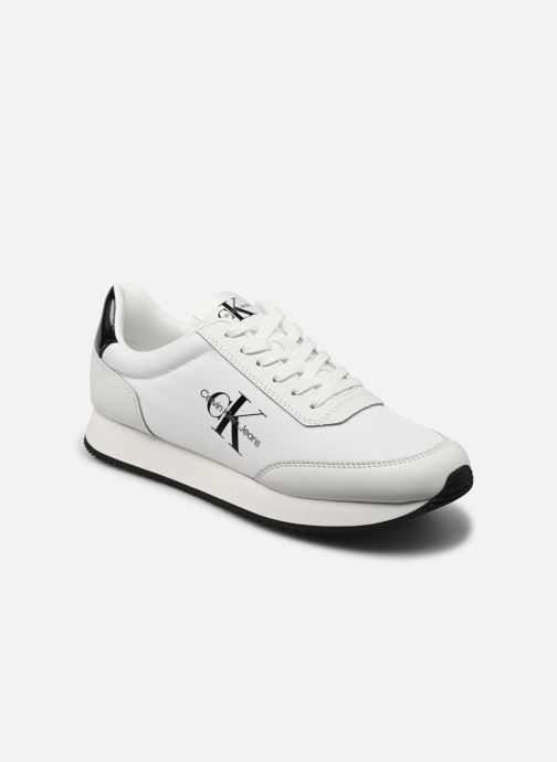 Baskets Calvin Klein RUNNER LOW LACE MIX pour  Femme