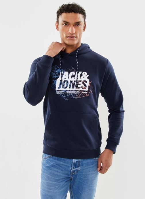 Vêtements Jack & Jones JCOMAP LOGO SWEAT HOOD SN pour  Accessoires