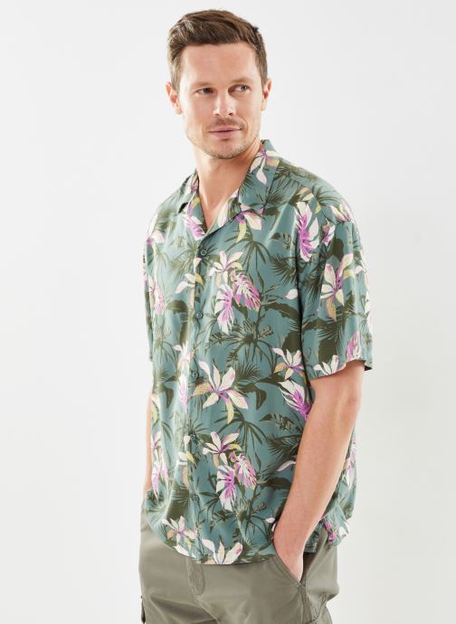 Vêtements Jack & Jones JORLUKE TAMPA AOP SHIRT SS SN pour  Accessoires