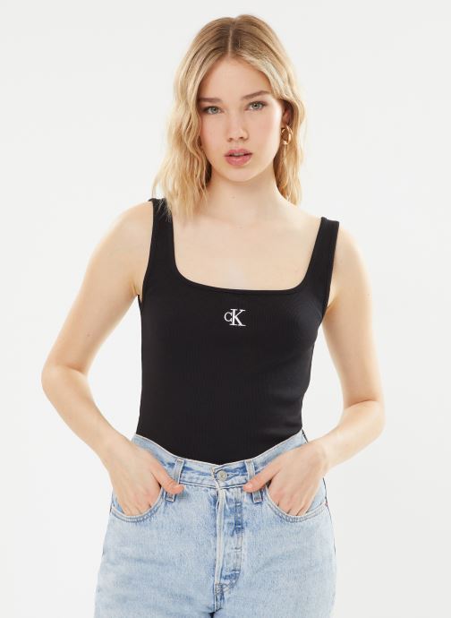 Vêtements Calvin Klein Jeans Ck Rib Tank Top pour  Accessoires