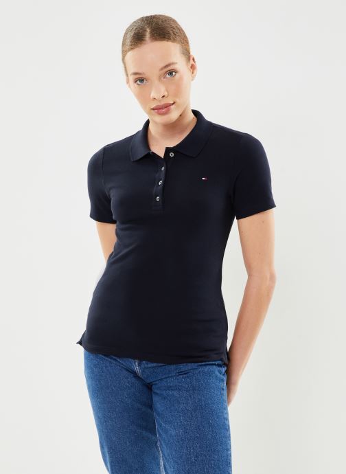 Vêtements Tommy Hilfiger 1985 Slim Pique Polo WW0WW42047 pour  Accessoires