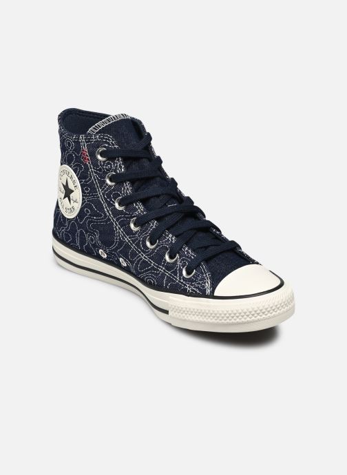 Baskets Converse Chuck Taylor All Star Denim Crafted Hi W pour  Femme