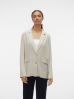 Vero Moda Vêtements Vmmymilo Ls Shell Blazer Wvn Ga pour Accessoires Female XS 10303733-Silver Lining